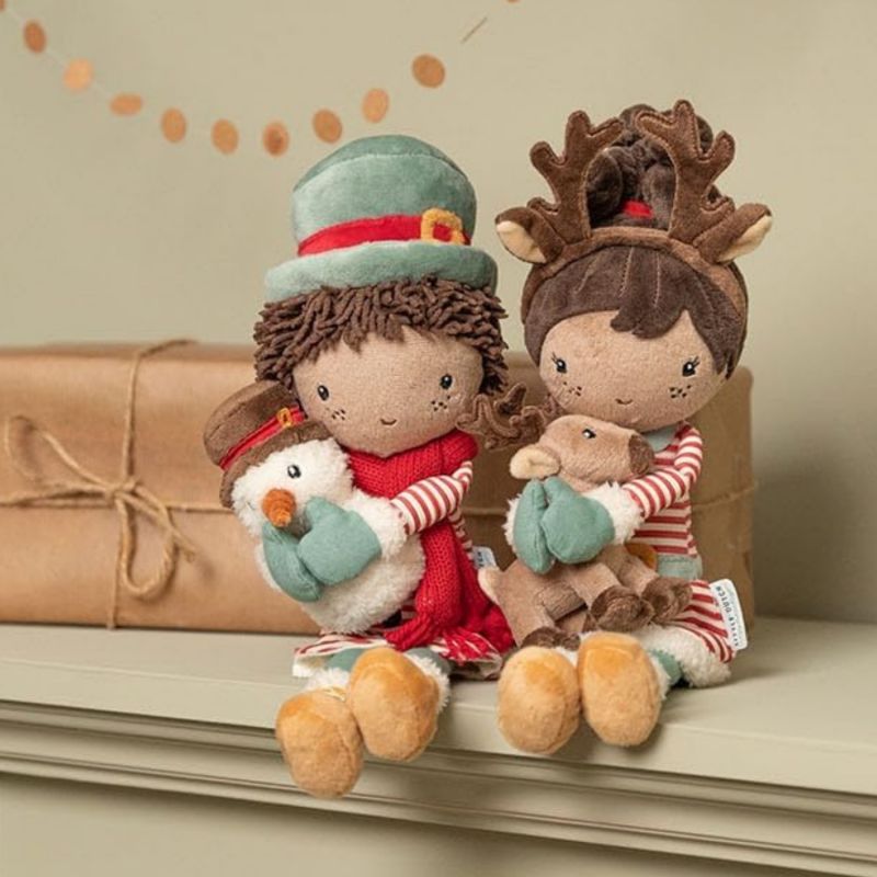 Poupée souple Jake et son bonhomme de neige (35 cm) Little Dutch Ambiance 8