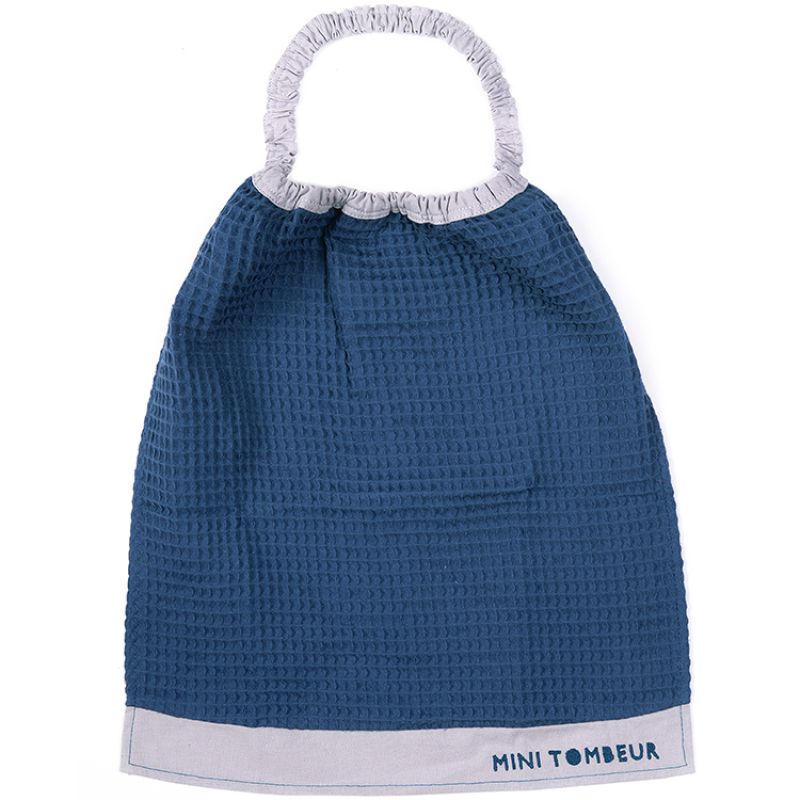 Bavoir passe-tête bleu Mini tombeur BB & Co