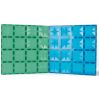 Grandes plaques magnétiques Blue-Green (2 pièces) Cleverclixx Produit 3