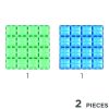 Grandes plaques magnétiques Blue-Green (2 pièces) Cleverclixx Produit 7