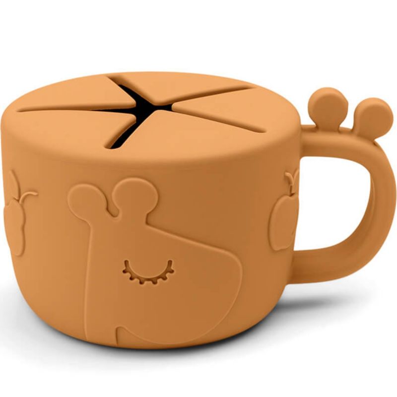 Tasse à goûter Peekaboo Raffi Moutarde Done by Deer