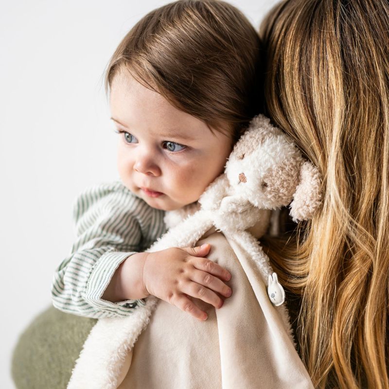 Doudou câlin Teddy Chien Ecru (27 cm) Nattou Ambiance 4