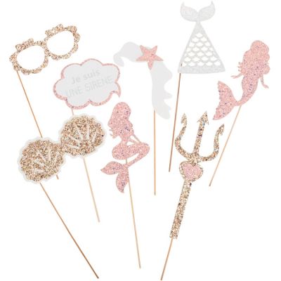 Accessoires pour photos sirène Under the sea (8 pièces)