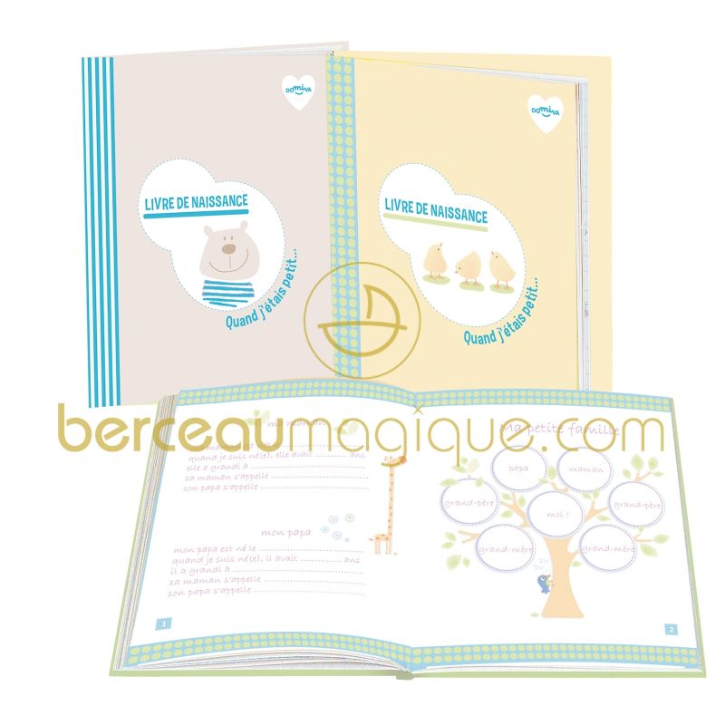 Livre de naissance Quand j'étais petit (48 pages)  Domiva