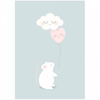 Affiche A3 Petite souris  par Zü
