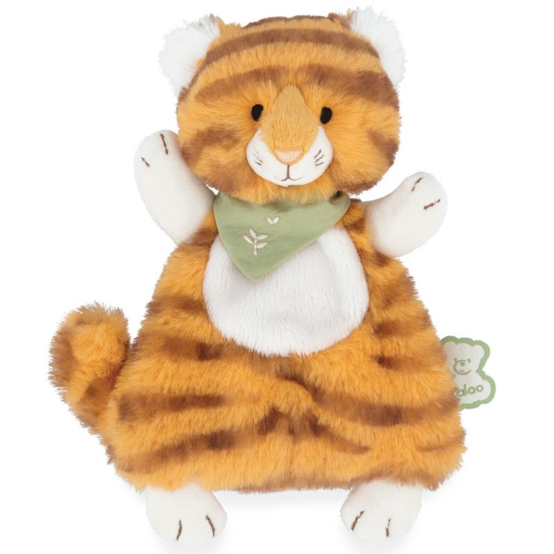 Doudou plat Tigre papaye Kaloo Produit 1 grande taille