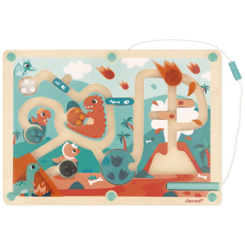 Jeu magnétique Labyrinthe à billes Dino Janod Produit 2