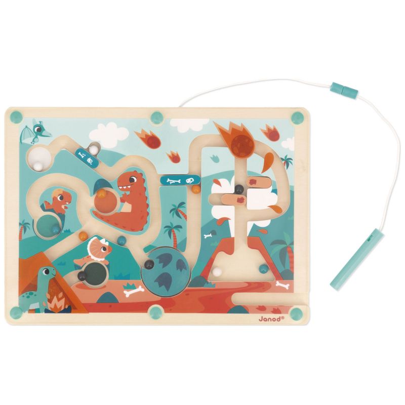 Jeu magnétique Labyrinthe à billes Dino Janod Produit 3