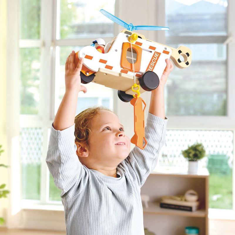 Hélicoptère en bois Hape Ambiance 2
