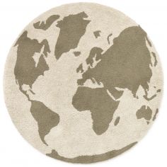Tapis lavable RugCycled Carte du monde - Lorena Canals