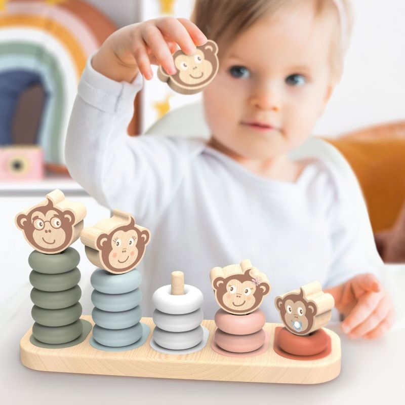 Jeu à empiler famille singe Speedy Monkey Ambiance 2