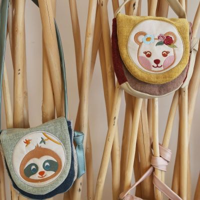 Sac bandoulière enfant Tchikis 3 Mme Ours