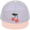 Casquette visière plate Cerise lilas/pêche (2-6 ans)  par Lässig 