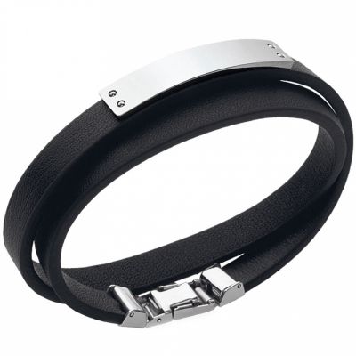 Bracelet papa Le Rocker personnalisable (acier) Petits trésors