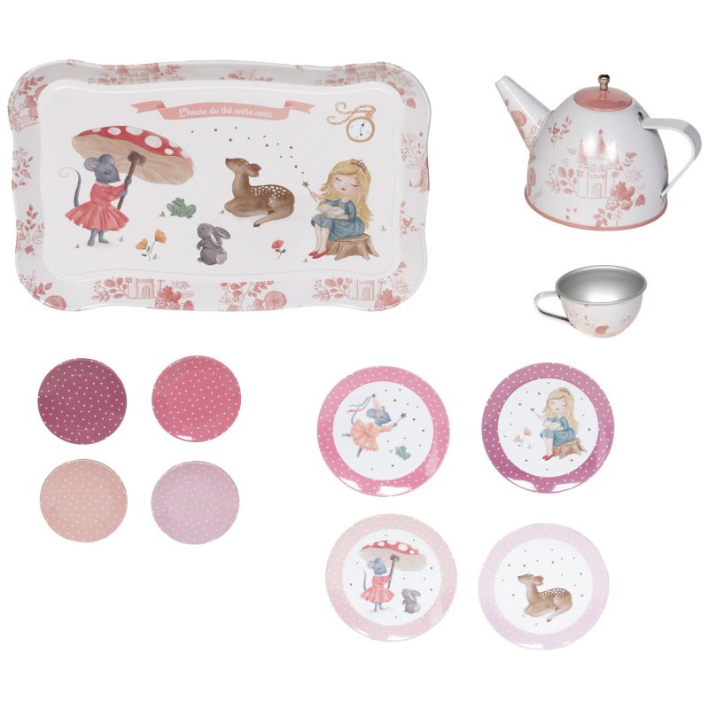 Dînette en métal petite souris avec valisette Amadeus Les Petits Produit 2