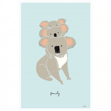 Affiche Koala family (60 x 40 cm)  par Mimi'lou