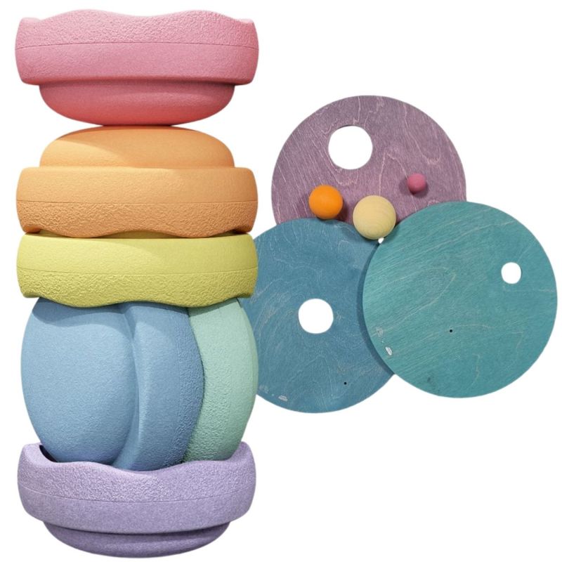 Jeu de motricité Grimm's x Staplelstein Set pastel Stapelstein Produit 1