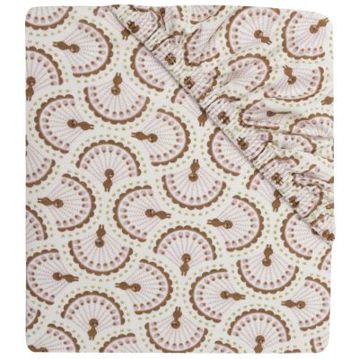 Drap housse en jersey Soft Plumes (40 x 80 cm) Jollein