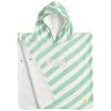 Poncho de plage à rayures Vertes Pop (1-3 ans) Sauthon Produit 3
