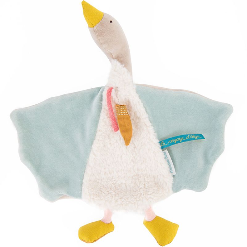 Doudou plat oie Olga Le voyage d'Olga (35 cm) Moulin Roty