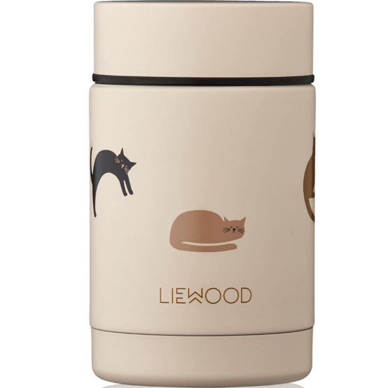 Thermos alimentaire Nadja Miauw Apple blossom mix (250 ml) Liewood