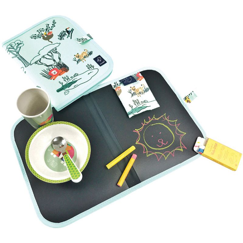 Set de table ardoise pliable Safari Jaq Jaq Bird