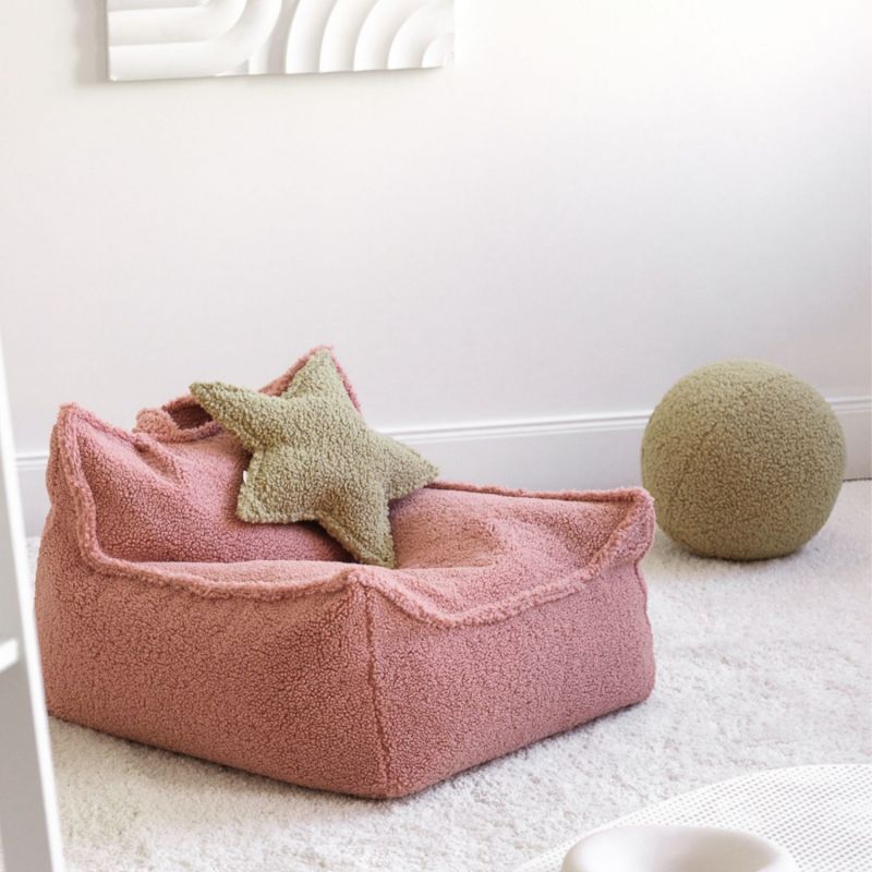 Coussin étoile Matcha molletonné Wigiwama Ambiance 2