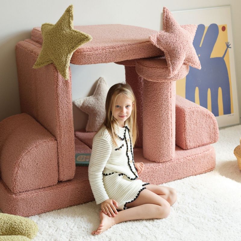 Coussin étoile Matcha molletonné Wigiwama Ambiance 5