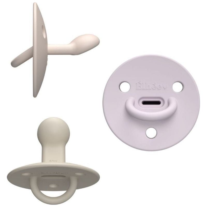 Pack 3 sucettes Choochoo Pinky Nude Sand Lilac (6 mois et +) Elhée Produit 2