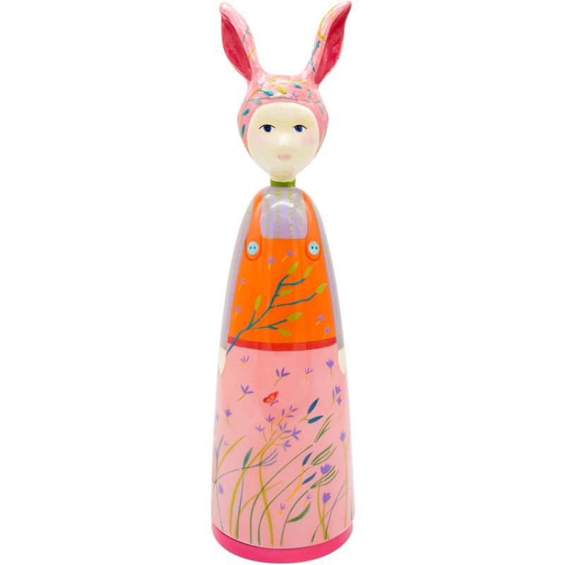 Lampe veilleuse Tête en l'air Mme Lapin (37 cm) L'oiseau bateau