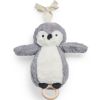 Peluche musicale pingouin storm grey gris (20 cm) - Jollein