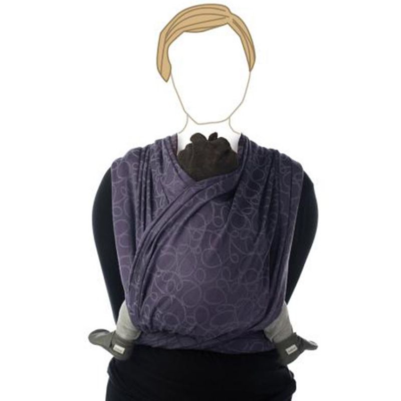 Echarpe de portage BB-Slen Jacquard coton bio sweet grape (4,9 mètres) Babylonia carriers