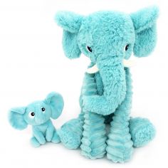 Peluche Dimoitou maman et bébé Les Ptipotos Aqua (35 cm) - Les Déglingos