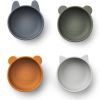 Lot de 4 bols en silicone Iggy Blue Mix - Liewood