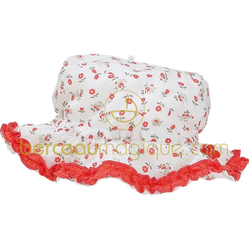 Chapeau imprimé Corail, rouge & co (3 tailles) Sucre d'orge