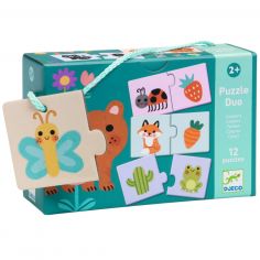 Puzzle Duo Couleurs (10 puzzles) - Djeco
