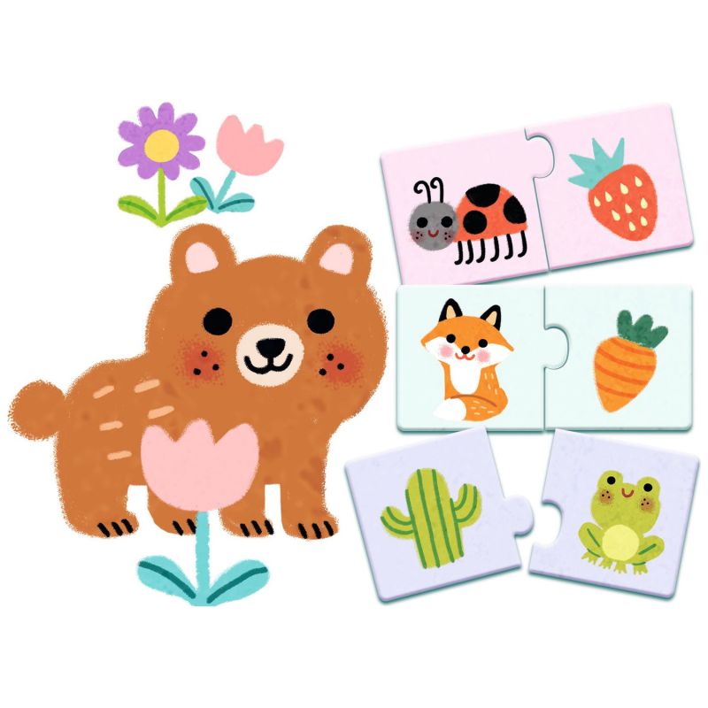 Puzzle Duo Couleurs (10 puzzles) Djeco Produit 2