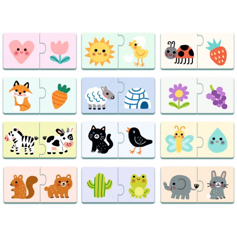 Puzzle Duo Couleurs (10 puzzles) Djeco Produit 3