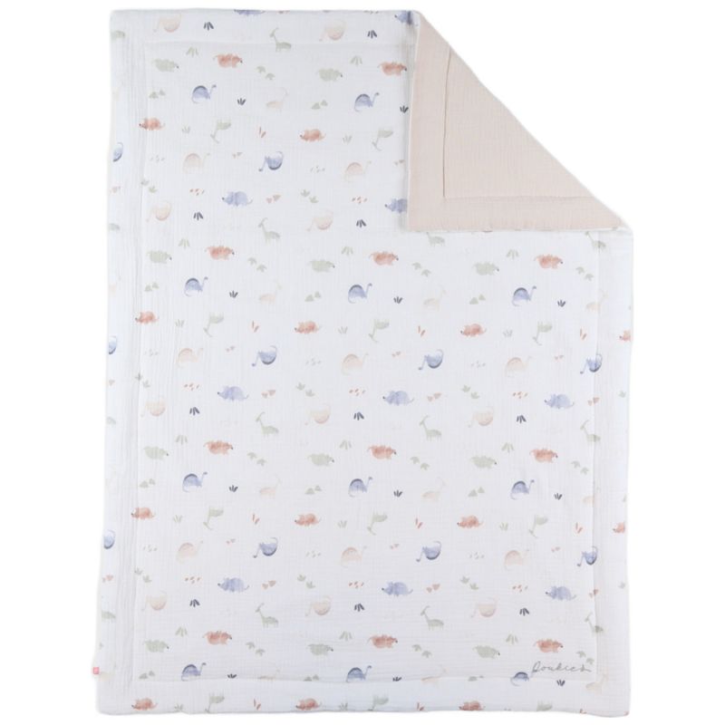 Couverture en mousseline bio Dino (75x100 cm) Noukie's Produit 1
