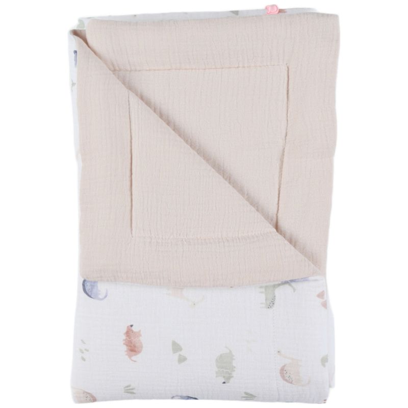 Couverture en mousseline bio Dino (75x100 cm) Noukie's Produit 3