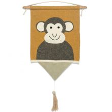 Tenture décorative singe Moos  par Kids Depot