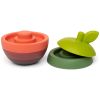Jouet de dentition en silicone Pomme vert et rouge Little L Produit 2