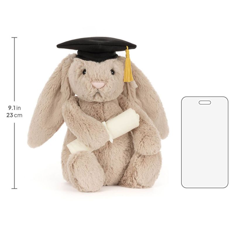 Peluche Bashful Lapin diplômé (31 cm) Jellycat Produit 6