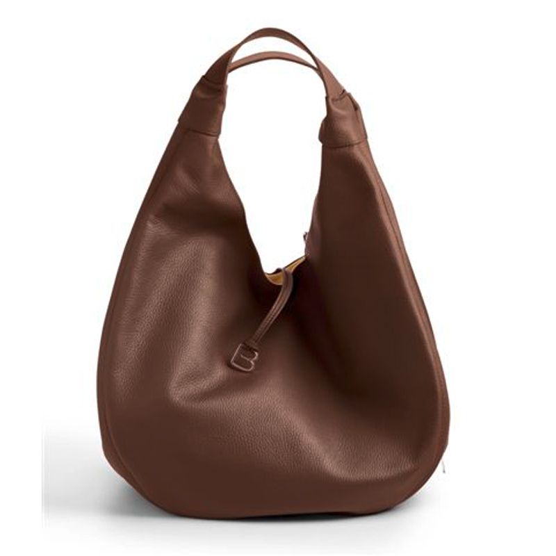 Sac à langer cuir Le Monceau taupe Angelcare
