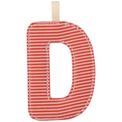 Lettre phosphorescente en tissu à suspendre D