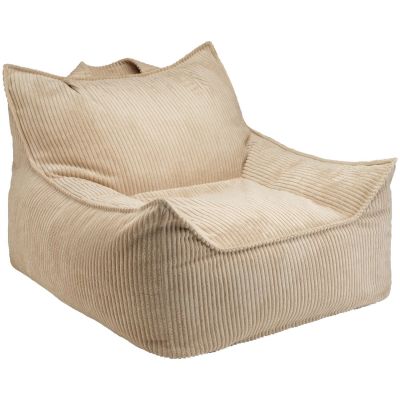 Fauteuil Club Teen Brown Sugar velours côtelé