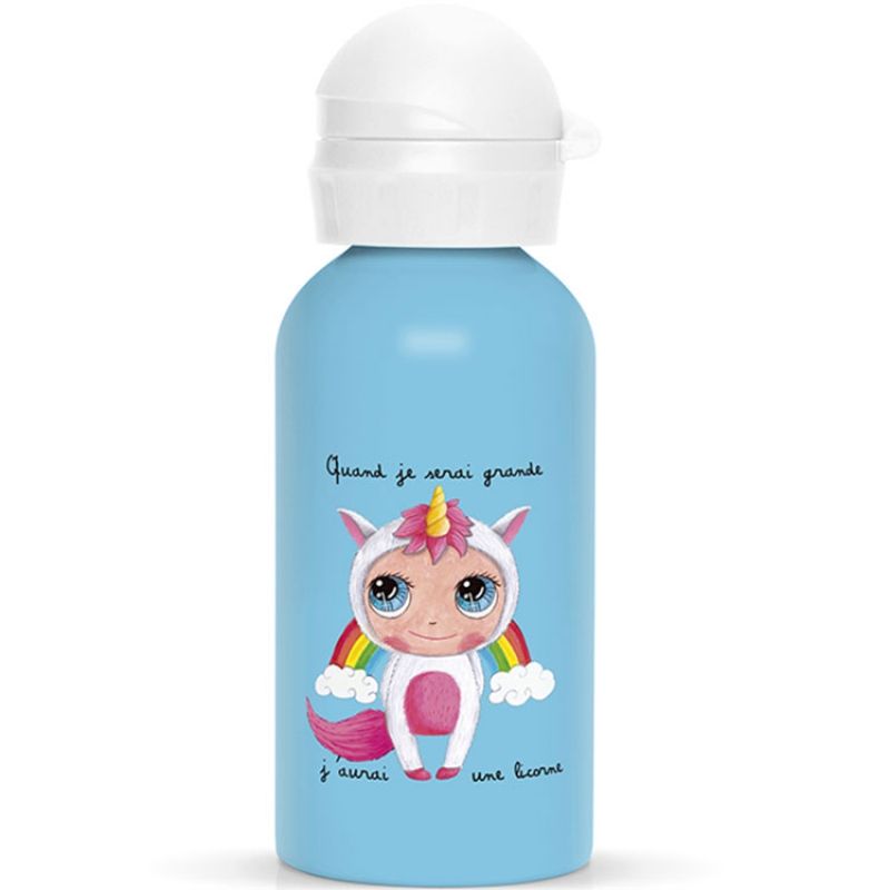 Gourde en métal Licorne (400 ml) Isabelle Kessedjian