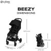 Poussette Compacte et Citadine Beezy 2026 Châssis Noir Magic Black Cybex Produit 3