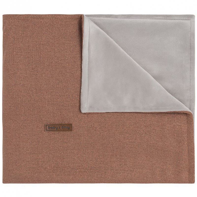 Couverture bébé Sparkle miel cuivré (70 x 95 cm) Baby's Only