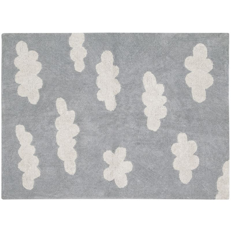 Tapis lavable nuages gris (120 x 160 cm) Lorena Canals